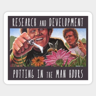 Prestige Worldwide: Research and Development Sticker